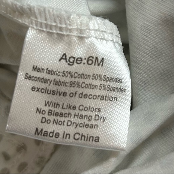 Ghost Onesie | Halloween Onesie with Polka Dot Sleeves NWT Size: 6m BONUS PIECE - Picture 6 of 10